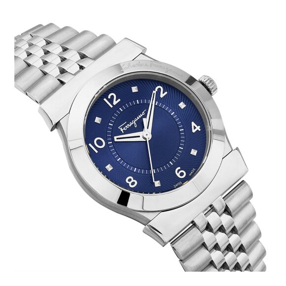 Ferragamo Womens Blue Face 38mm Watch New main image 3